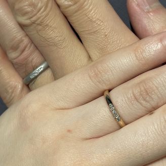 【AbHeri(アベリ)】の口コミ 店員さんの説明がわかりやすく、指輪のデザインを選びやすかった。自分達の...