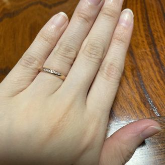 【PAVEO CHOCOLAT(パヴェオショコラ)】の口コミ たくさんダイヤが入っていたのですごい気に入った。自分自身の中で周りの人...