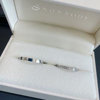 【NONBODY(ノンバディー)】の口コミ エンゲージリングは用意しないことに決めていたので少し華やかでも自分好み...