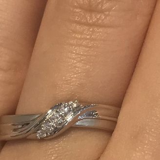 【LANVIN(ランバン)】の口コミ 実はお目当てはこの指輪ではなかったのですが、このねじったデザインが珍し...