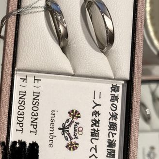 【insembre(インセンブレ)】の口コミ 付け心地から指輪の形はストレートで探していて、それでも装飾がないシンプ...