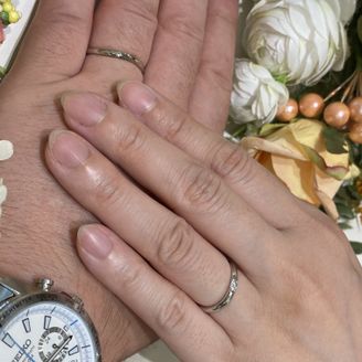 【nocur(ノクル)】の口コミ やっぱり決めてはデザインですね！指輪のラインが綺麗で、ほぼ即決でした！...