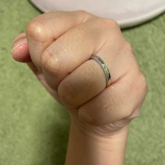 【Ailes(エール)】の口コミ 鍛造のものを探してて、プラチナとゴールドが半々でできる所に魅力を感じま...