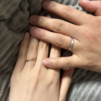 【BAUM(バーム)】の口コミ 色も質感も、新郎新婦ともにお互いに似合うものから選ぶことができて、とて...