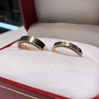 【ジュエリー＆カフェ 輪-Rin-】の口コミ 指輪自体は、シンプルながらカジュアルなデザインで、常時つけておける気軽...