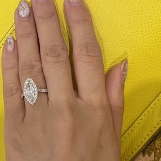 【LEHAIM(レハイム)】の口コミ もともと中石が1カラットに近いもので個性的なデザインのものを探していて...