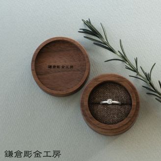 【鎌倉彫金工房】【想いを込める婚約指輪】ダイヤ・Pt900(プラチナ)マット仕上げ