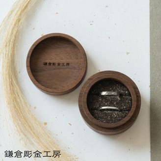 【鎌倉彫金工房】 【ふたりでつくる結婚指輪】メンズPt900&レディースPt900(クリア仕上げ)