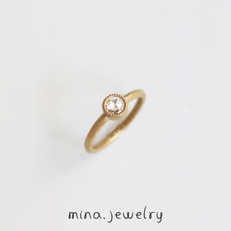 【mina.jewelry(ミナジュエリー)】 ｜mina.jewelry｜ローズカットダイヤモンド