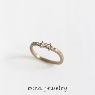 【mina.jewelry(ミナジュエリー)】｜mina.jewelry｜バゲットカットダイヤモンド