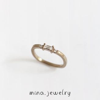 【mina.jewelry(ミナジュエリー)】 ｜mina.jewelry｜バゲットカットダイヤモンド