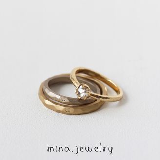 【mina.jewelry(ミナジュエリー)】｜mina.jewelry｜ローズカットカットダイヤモンド