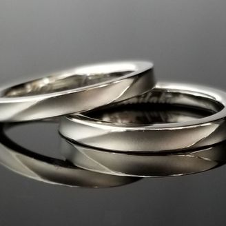 【TANZO.(鍛造指輪)】職人が丁寧に仕上げをさせて頂いた鍛造結婚指輪