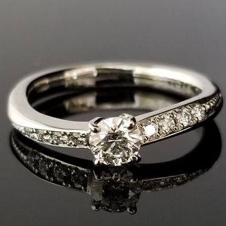 【TANZO.(鍛造指輪)】S字ウェーブのご婚約指輪