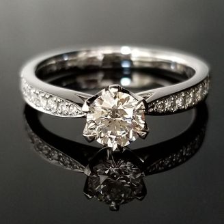 【TANZO.(鍛造指輪)】重厚かつエレガント、鍛造製法でお造りした婚約指輪