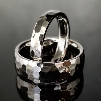 【TANZO.(鍛造指輪)】 プラチナをたっぷり使った鍛造オーダーメイドリング