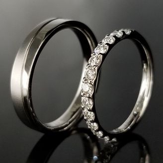 【TANZO.(鍛造指輪)】 ダイヤを支えて離さない、職人が魂で鍛えたプラチナの結婚指輪