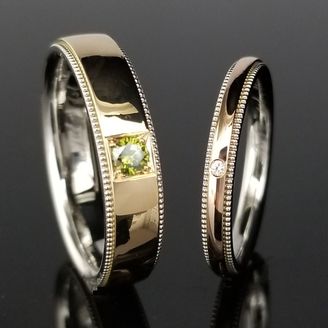 【TANZO.(鍛造指輪)】TANZOオリジナルお二人だけのコンビデザイン