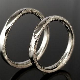 【TANZO.(鍛造指輪)】スターダストが美しい鍛造指輪