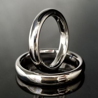 【TANZO.(鍛造指輪)】 職人が鍛えお造りした、丸みあるマリッジリング
