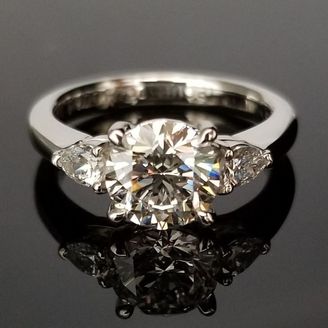 【TANZO.(鍛造指輪)】1.2ctダイヤモンドエンゲージリング