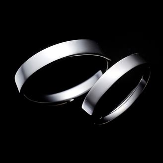 【TANZO.(鍛造指輪)】[TANZO. basic] flat straight