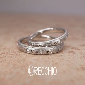 【ORECCHIO(オレッキオ)】＜monaco～モナコ＞結婚指輪　MM-2022/MM-2021