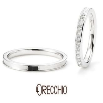 【ORECCHIO(オレッキオ)】＜monaco～モナコ＞　MM-2011/MM-2012　メンズ、レディースともプリンセスカットの拘りリング