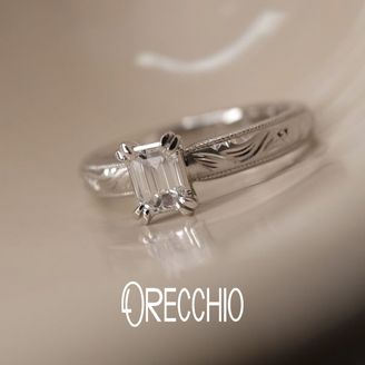 【ORECCHIO(オレッキオ)】＜monaco～モナコ＞婚約指輪　ME-1007