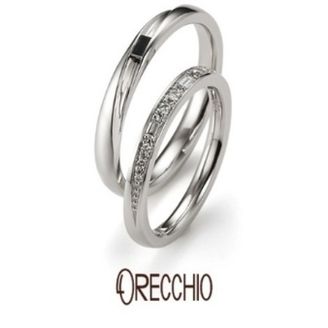 【ORECCHIO(オレッキオ)】タイム～輝きが違うバゲットカットとラウンドカットダイヤが交互に配置された結婚指輪