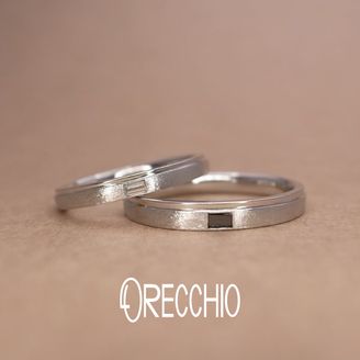【ORECCHIO(オレッキオ)】ゲットウ～オリジナルのスターダスト仕上げと鏡面仕上げのコンビでシャープなデザイン
