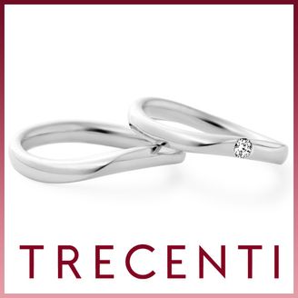 【TRECENTI(トレセンテ)】ウルバーノウェーブ(0.05ct)（UB-CM UB-CL0.05）