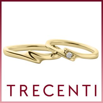 【TRECENTI(トレセンテ)】ガルボ双子ダイヤモンド（GB-BM/TW  GB-BL0.05/TW）