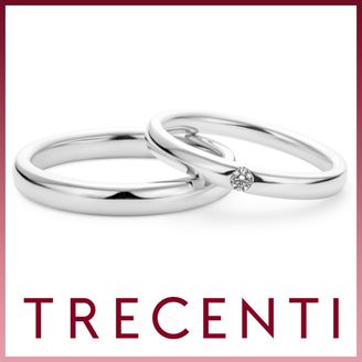 【TRECENTI(トレセンテ)】コッピア双子ダイヤモンド（CO-MS/TW　CO-LS0.05TW ）