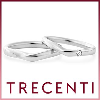 【TRECENTI(トレセンテ)】ウルバーノV（0.07ct)（UB-BM／UB-BL0.07）