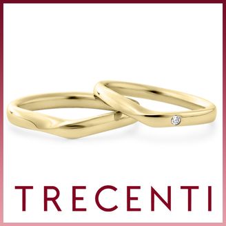 【TRECENTI(トレセンテ)】ウルバーノV（0.01ct)（UB-BM／UB-BL0.01）