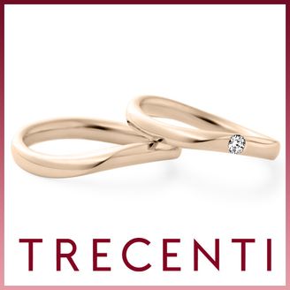 【TRECENTI(トレセンテ)】ウルバーノウェーブ(0.07ct)（UB-CM／UB-CL0.07）