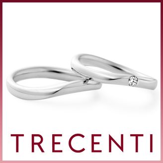 【TRECENTI(トレセンテ)】ウルバーノウェーブ(0.07ct)（UB-CM／UB-CL0.07）