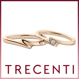 【TRECENTI(トレセンテ)】ガルボ双子ダイヤモンド（GB-BM/TW  GB-BL0.05/TW）