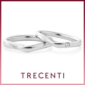 【TRECENTI(トレセンテ)】ウルバーノV(0.05ct)（UB-BM UB-BL0.05）