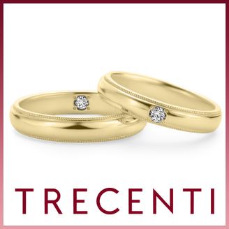 【TRECENTI(トレセンテ)】キッコ双子ダイヤモンド（CC-M TW／CC-L0.05TW）