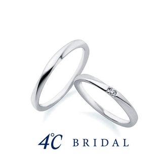 【4℃ BRIDAL(ヨンドシーブライダル)】プラチナマリッジリング -奇跡-