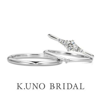 【ケイウノ ブライダル(K.UNO BRIDAL)】Corolla -コロッラ(メレダイヤ)-