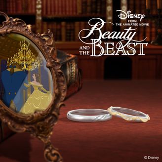 【ケイウノ ブライダル(K.UNO BRIDAL)】[Disney]  Love Grows ～『美女と野獣』/ マリッジリング～