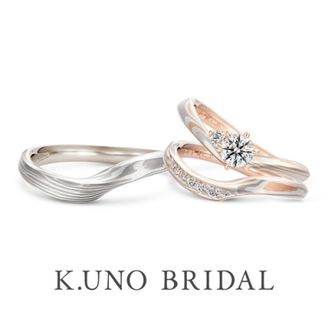 【ケイウノ ブライダル(K.UNO BRIDAL)】MOKUME　Arietta Fianco  -アリエッタ・フィアンコ-
