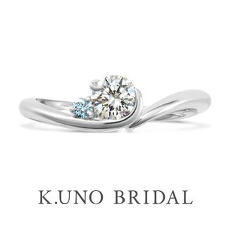 【ケイウノ ブライダル(K.UNO BRIDAL)】[オーダーメイド] プロポーズの想い出をリングにこめて