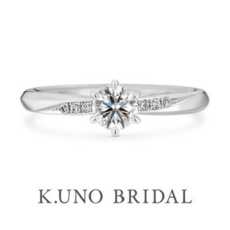 【ケイウノ ブライダル(K.UNO BRIDAL)】 【シンフォニア】凛とした雰囲気を持つ王道の美しいデザイン