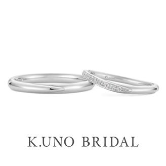 【ケイウノ ブライダル(K.UNO BRIDAL)】【ハグ ユー】ハグをしている様子をイメージしてデザインされたマリッジリング