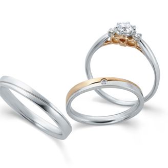 【アネリディギンザ(ANELLI DI GINZA)】いい夫婦ciel étoilé/aurore　オーロール/婚約指輪&結婚指輪【アネリディギンザ/ANELLI DI GINZA】
