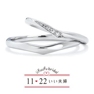 【アネリディギンザ(ANELLI DI GINZA)】いい夫婦ブライダル/「No.14 舞う（まう）」/結婚指輪【アネリディギンザ/ANELLI DI GINZA】